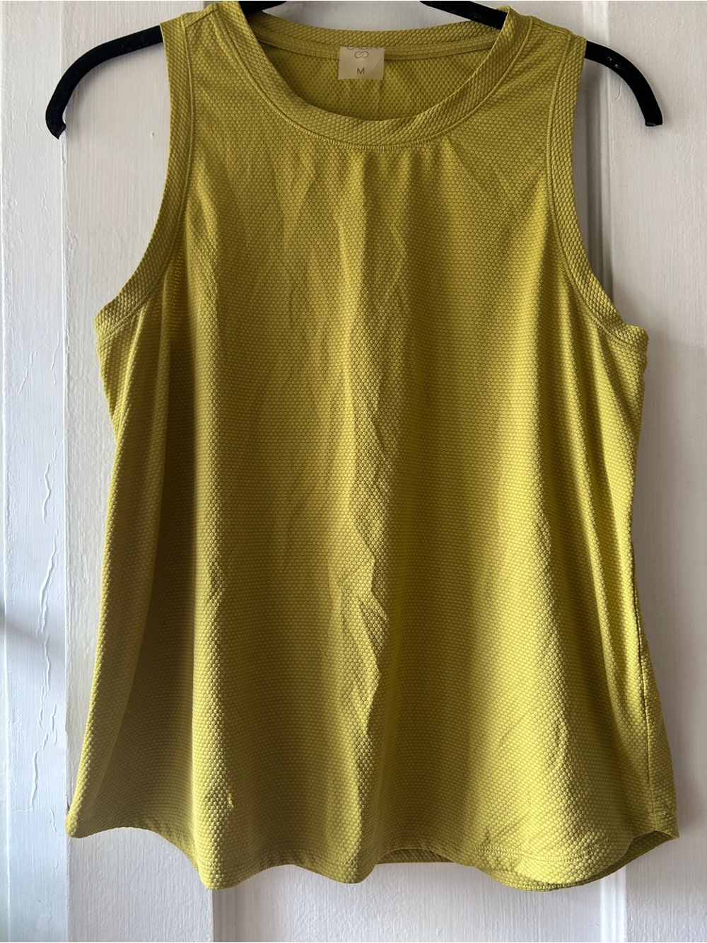 Women’s Sleeveless Tank Top in Chartreuse - Calia size M